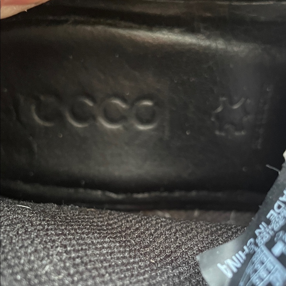 ECCO SHAPE 35 SARTORELLE Black Leather Hydro Max Ankle Boots size 40 - Picture 4 of 12